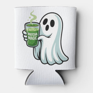 Porta-lata Bebendo Fantasma do Spookie Halloween Matcha Drink