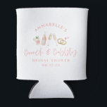 Porta-lata Bebidas aquáticas, brunch e chá de panela<br><div class="desc">Champanhe moderno cor-de-rosa e bachelorette chá de panela a favor</div>