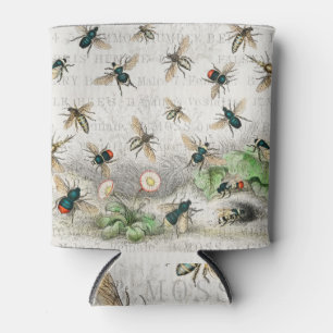 Porta-lata Bee Honey Queen Bees Antique