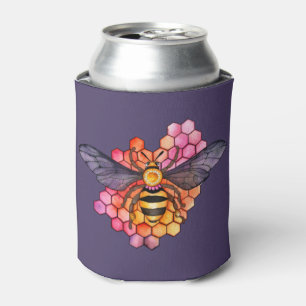 Porta-lata Bee Honeycomb