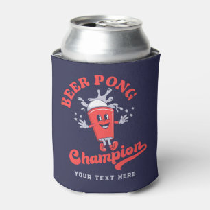Porta-lata Beer Pong Champion Engraçado Jogo de Bebendo