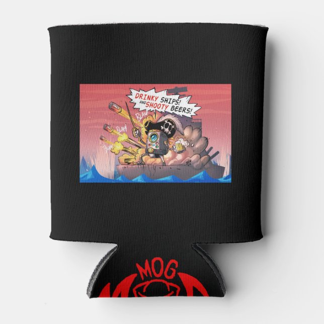 Porta-lata BeerBot2000 pode resfriar (Frente)