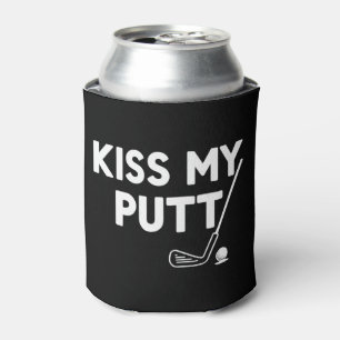 Porta-lata Beije Meu Putt Golfe Piadas Engraçadas Golferista