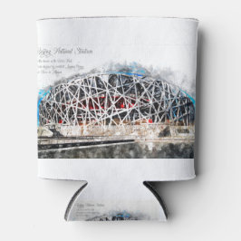 Porta-lata Beijing National Stadium Aquarell