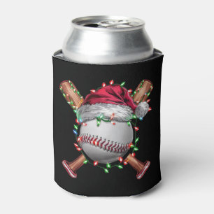 Porta-lata Beisebol de Natal Papai Noel Esportes Natal Feriad