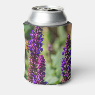 Porta-lata Beleza Roxa e Abelha