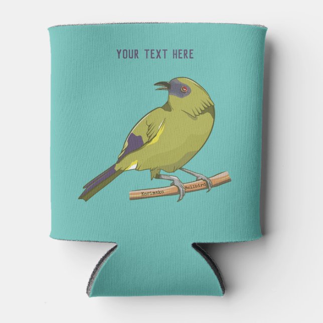 Porta-lata Bellbird Korimako NZ (Frente)