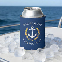 Bem-vindo a bordo Nome do Barco Anchor Dourado Mar