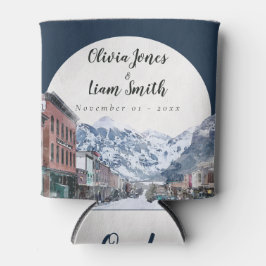 Porta-lata Bem-vindo a Telluride Wedding