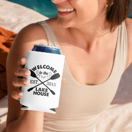 Porta-lata Bem-vindos ao Lago House | Pás Russas