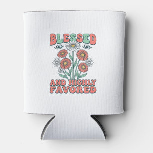 Porta-lata Bendita e Altamente Favorecida Floral Vintage Desi