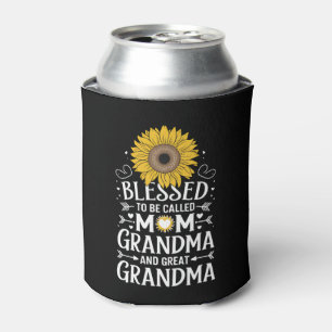 Porta-lata Bendita por ser chamada de Mãe Avó Grande Girassol