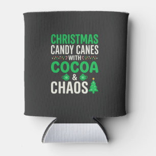 Porta-lata Bengalas de Natal Cacau Caos Feriado