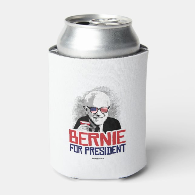 Porta-lata Bernie Para Presidente - Partido Animal (Can Front)