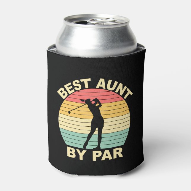 Porta-lata Best Aunt By Par - Golfing (Can Front)