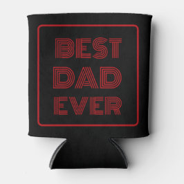 Porta-lata Best Dad Ever Script Custom
