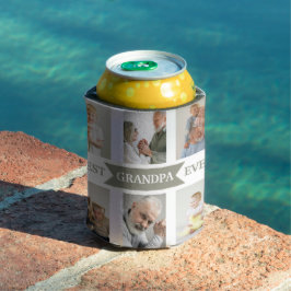 Porta-lata Best Grandpa Ever | Custom Photos Can Cooler