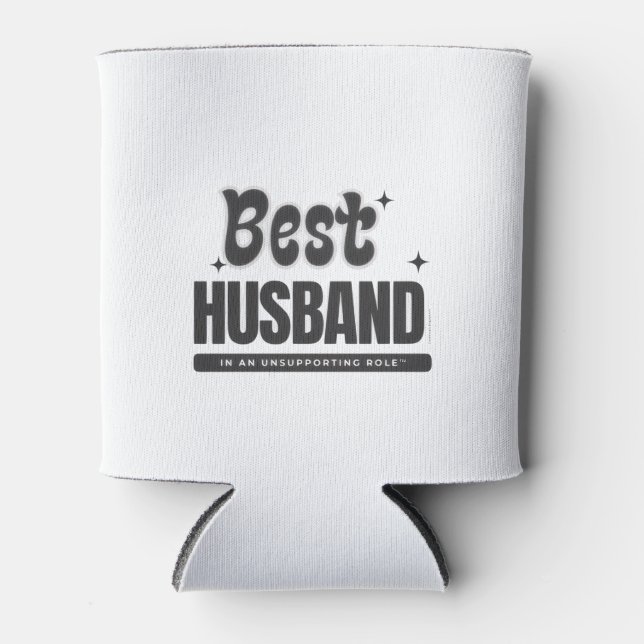 Porta-lata BEST HUSBAND in an Unsupporting Role- (Frente)