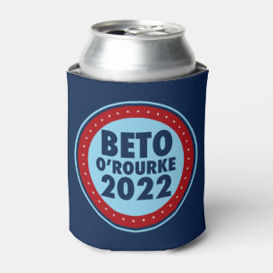Porta-lata Beto O'Rourke 2022 Eleição Patriótica Política