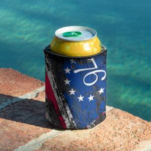Porta-lata Betsy Ross Flag 1776 Patriótico 4 de julho