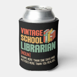 Porta-lata Bibliotecário Escolar Pronúncia Engraçada
