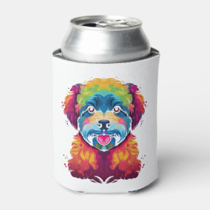 Porta-lata Bichon Frise Dog Pop Art