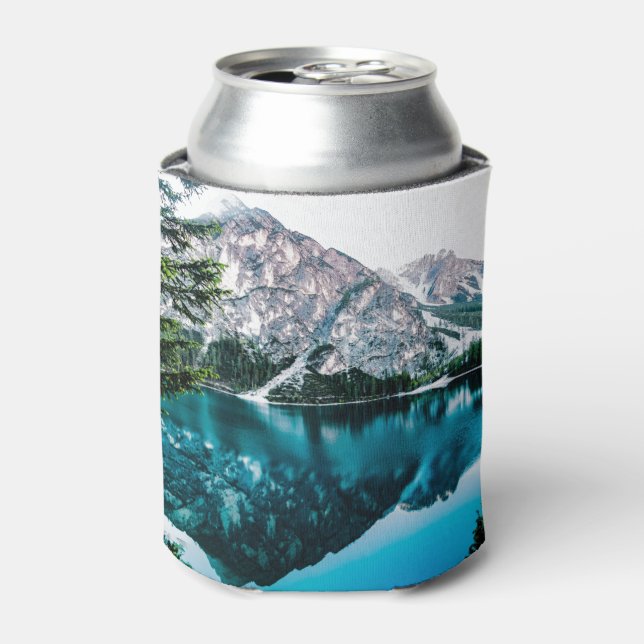 Porta-lata Big Snow Mountain Foto de Montanha Neva (Can Front)