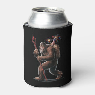 Porta-lata Bigfoot Fogos de Artifício 4 de Julho Bandeira dos