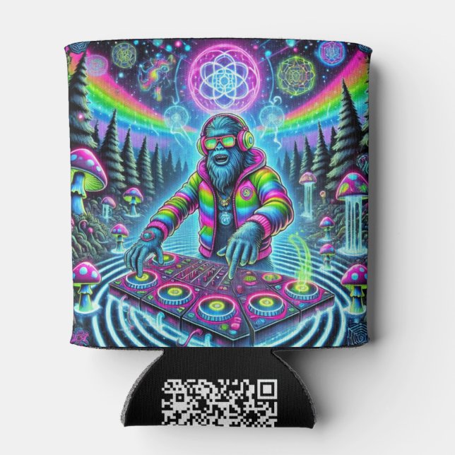 Porta-lata 🚀 Bigfoot Levantou Os Seus Koozies! 🌌 (Traseira)