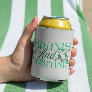 Porta-lata Bikinis e Martinis - Festa de solteira personaliza