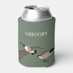Porta-lata Bird Lovers Canada Geese Ilustração Personalizad