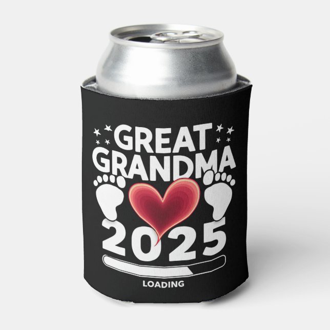 Porta-lata Bisavó Loading Anúncio de Gravidez 2025 (Can Front)