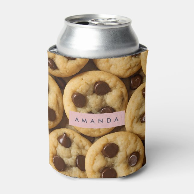 Porta-lata Biscoito Personalizado com Gotinhas de Chocolate (Can Front)