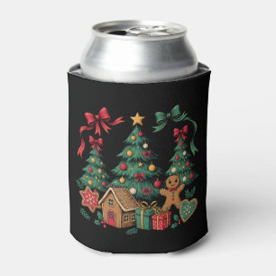 Porta-lata Biscoitos de Casa de Gengibre de Árvore de Natal A