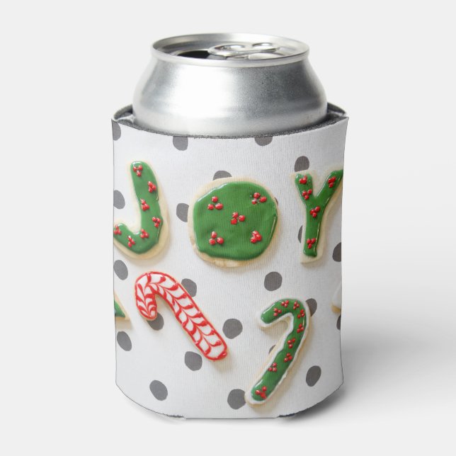 Porta-lata Biscoitos de Natal alegres (Can Front)