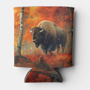 Porta-lata Bison no Trabalho de arte de Autumn Woods