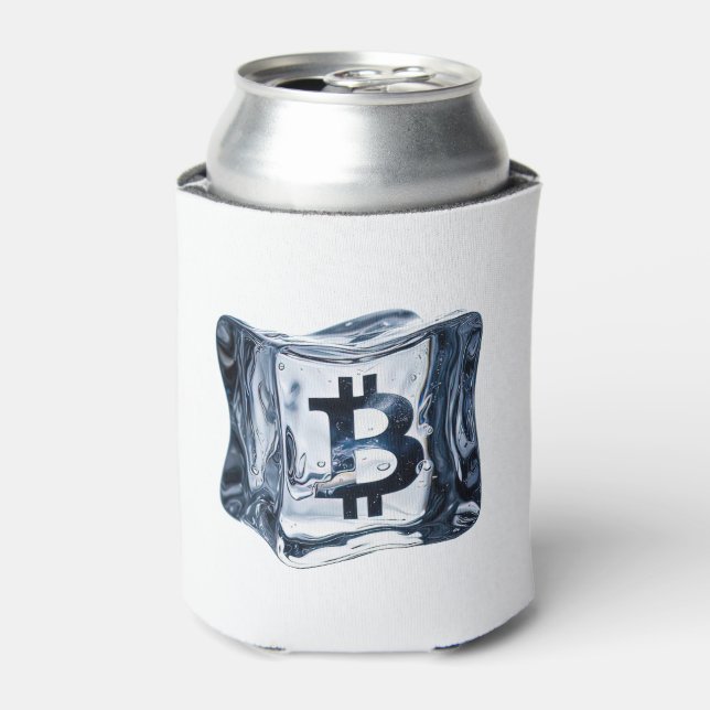 Porta-lata Bitcoin Cold Storage (Style: 1) (Can Front)
