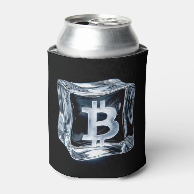 Porta-lata Bitcoin Cold Storage (Style: 2) (Can Front)