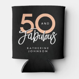 Porta-lata Black 50 e Fabuloso 50º aniversário moderno