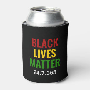Porta-lata BLACK LIVES MATTER BLM Red Yellow Green BHM