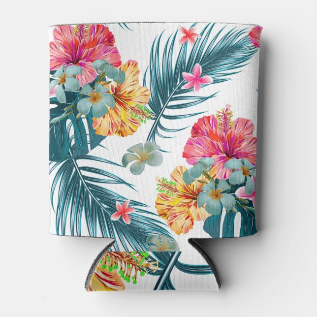 Porta-lata Bloom de Primavera Tropical: Papel de parede flexí (Frente)