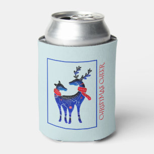 Porta-lata Blue Nordic Christmas Reindepaer