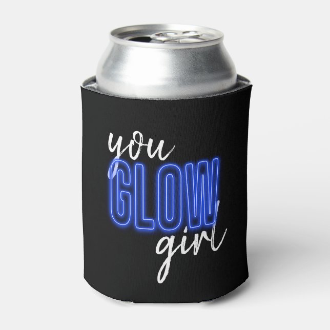Porta-lata Blue You Glow Girl Can Cooler (Can Front)