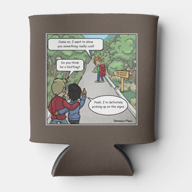 Porta-lata Bluffing Engraçado Pode Resfriar (Frente)