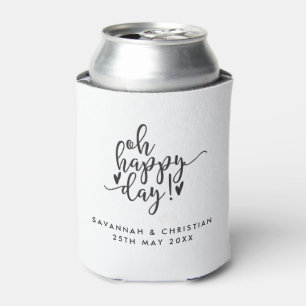 Porta-lata Boas Festas de Dia Personalizadas Koozie