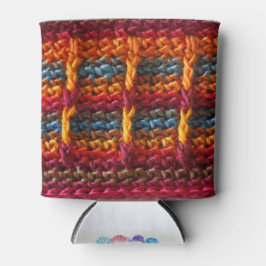 Porta-lata Bohemian Yarn Crochet