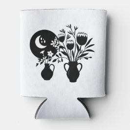 Porta-lata Boho bohemian floral sun moon