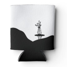 Boho flower pot on table