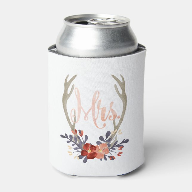 Porta-lata Boho Sra. Antler Can Cooler (Can Front)