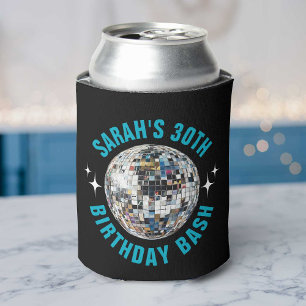 Porta-lata Bola de Discoteca Personalizada Divertida Favor de